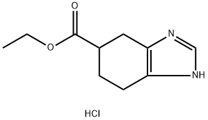 Ethyl 4,5,6,7-tetrahydro-1H-benzo[d]iMidazole-6-carboxylate hydrochloride Structure
