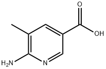 6-氨基-5-甲基烟酸 结构式