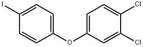 1,2-二氯-4-(4-碘苯氧基)苯 结构式