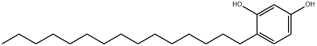1,3-Benzenediol,4-pentadecyl- Structure