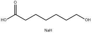 7-Hydroxyheptanoic Acid SodiuM Salt Struktur