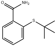 2-叔丁硫基苯甲酰胺 结构式