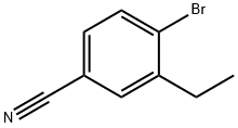 4-溴-3-乙基苯甲腈, 170230-29-2, 结构式