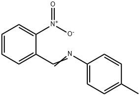 N-(2-硝基苯亚甲基)对甲苯胺 结构式