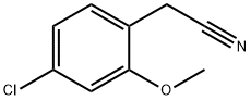 4-Chloro-2-Methoxybenzyl cyanide Struktur