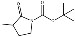 3-甲基-2-氧代吡咯烷-1-羧酸叔丁酯,171017-18-8,结构式