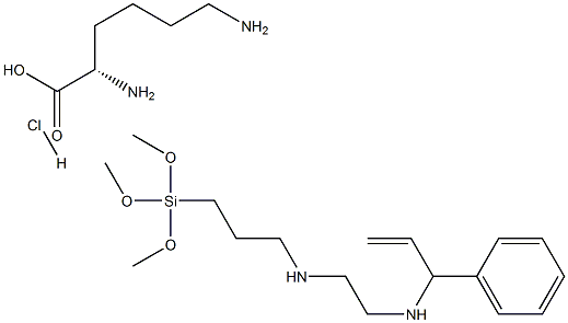 1,2-Ethanediamine, N1-(3-(trimethoxysilyl)propyl)-, N-((ethenylphenyl)methyl) derivs., hydrochlorides, hydrolyzed|N1-[(乙烯基苄基)-N2-[3-(三甲氧基硅)丙基]-1,2-乙二胺盐酸盐水解物