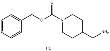 4-氨基甲基-1-N-CBZ-哌啶盐酸盐 结构式