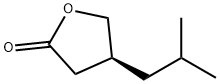 (S)-4-(2-Methyl-1-propyl)-dihydro-2(3H)-furanone Struktur