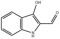 3-羟基-1H-吲哚-2-甲醛, 172984-51-9, 结构式