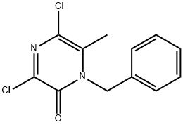 1-benzyl-3,5-dichloro-6-Methylpyrazin-2(1H)-one Structure