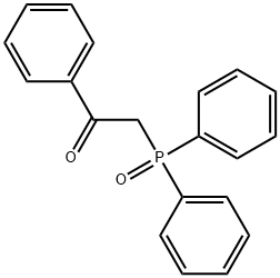 2-(diphenylphosphoryl)-1-phenylethanone 化学構造式