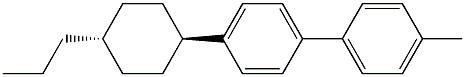 4-甲基-4'-(反式-4-丙基环己基)-1,1'-联苯,173306-43-9,结构式