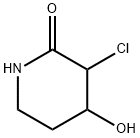 3-氯-4-羟基哌啶-2-酮, 174204-83-2, 结构式