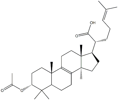 Tsugaric acid A Struktur