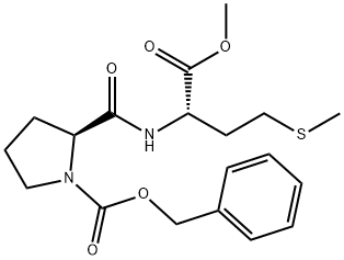 CARBOBENZYLOXY-L-PROLYL-L-METHIONINE METHYL ESTER 结构式