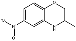 2-Methyl-6-nitro-3,4-dihydro-2H-1,4-benzoxazine, 97% Structure