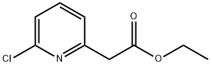 2-(6-クロロピリジン-2-イル)酢酸エチル 化学構造式