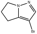 3-broMo-5,6-dihydro-4H-pyrrolo[1,2-b]pyrazole 化学構造式