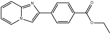 4-(咪唑并[1,2-A]吡啶-2-基)苯甲酸乙酯 结构式