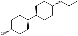4-chloro-4'-propylbi(cyclohexane) Struktur