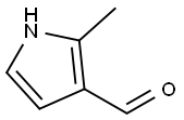 2-甲基-1H-吡咯-3-甲醛, 17619-39-5, 结构式