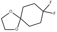 8,8-difluoro-1,4-dioxaspiro[4.5]decane Structure
