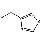 4-异丙基噻唑, 17626-74-3, 结构式