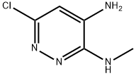 6-氯-N3-甲基-3,4-哒嗪二胺, 17645-17-9, 结构式