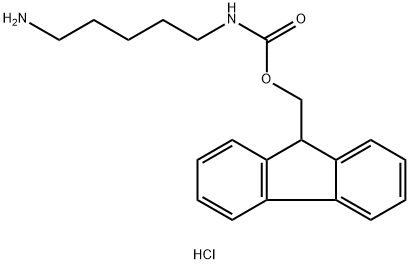 N-FMOC-1,5-二戊胺盐酸盐, 177333-17-4, 结构式