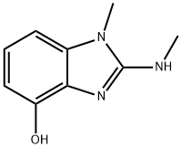 1H-Benzimidazol-4-ol,1-methyl-2-(methylamino)-(9CI)|1-甲基-2-(甲基氨基)-1H-苯并[D]咪唑基-4-醇