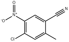 4-氯-2-甲基-5-硝基苯甲腈, 178448-14-1, 结构式