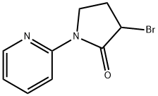 2 - 吡咯烷酮,3 - 溴-1 - (2 - 吡啶基), 178946-27-5, 结构式