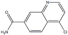 4-chloroquinoline-7-carboxaMide Struktur