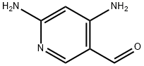 3-Pyridinecarboxaldehyde,4,6-diamino-(9CI) Structure