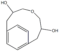 1,4-亚苯基双(2-羟基丙基)醚 结构式