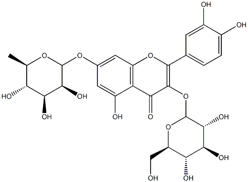 3-(β-D-Glucopyranosyloxy)-7-(α-L-rhamnopyranosyloxy)-3',4',5-trihydroxyflavone