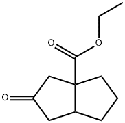 ETHYL 2-OXOOCTAHYDROPENTALENE-3A-CARBOXYLATE,180573-21-1,结构式