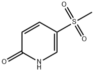 5-(メチルスルホニル)ピリジン-2(1H)-オン 化学構造式