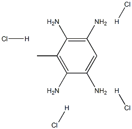 2,3,5,6-四氨基四氢呋喃盐酸盐 结构式