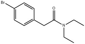 2-(4-broMophenyl)-N,N-diethylacetaMide Structure