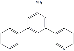 5-(Pyridin-3-yl)-[1,1'-biphenyl]-3-aMine Struktur