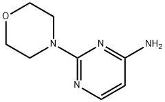 2-N-吗啉基嘧啶-4-胺, 18215-94-6, 结构式