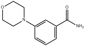 3-モルホリノベンズアミド 化学構造式