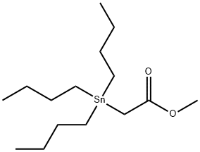 Methyl tributylstannylacetate Structure