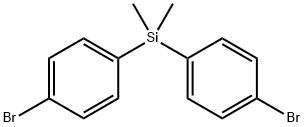 bis(4-broMophenyl)diMethylsilane Structure