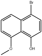 1-溴-5-甲氧基-4-萘酚, 184221-86-1, 结构式