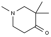 1,3,3-三甲基-4-哌啶酮 结构式