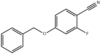 4-(BENZYLOXY)-2-FLUOROBENZONITRILE, 185836-35-5, 结构式