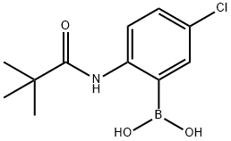 (5-Chloro-2-pivalaMidophenyl)boronic acid Struktur